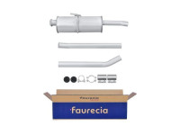 Middle silencer - Easy2Fit Kit - Set with mounting parts