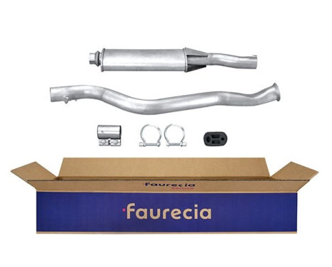 Middle silencer - Easy2Fit Kit - Set with mounting parts