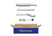Middle silencer - Easy2Fit Kit - Set with mounting parts
