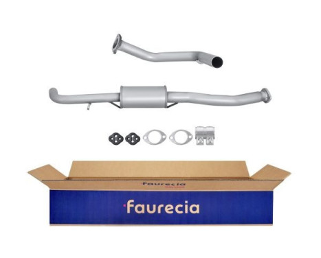 Middle silencer - Easy2Fit Kit - Set with mounting parts