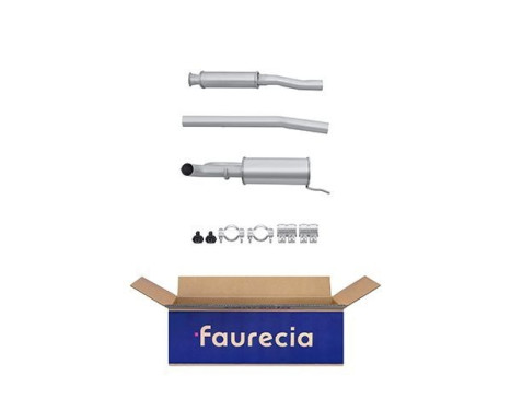 Middle silencer - Easy2Fit Kit - Set with mounting parts