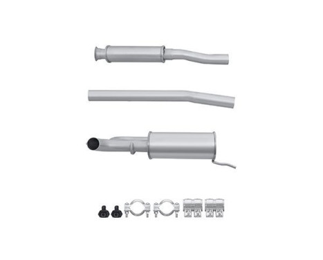 Middle silencer - Easy2Fit Kit - Set with mounting parts, Image 2