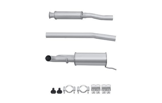 Middle silencer - Easy2Fit Kit - Set with mounting parts, Image 2
