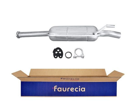 Middle silencer - Easy2Fit Kit - Set with mounting parts