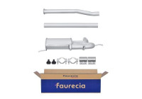 Middle silencer - Easy2Fit Kit - Set with mounting parts