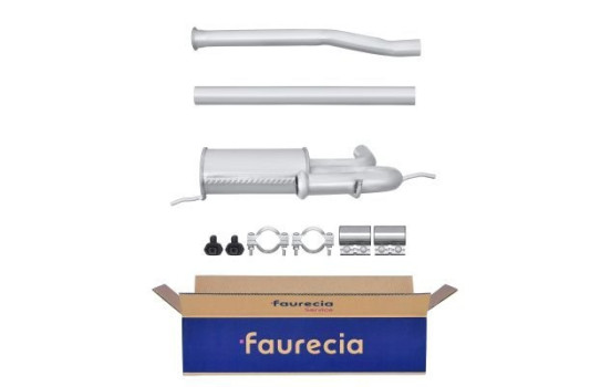 Middle silencer - Easy2Fit Kit - Set with mounting parts
