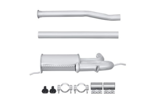 Middle silencer - Easy2Fit Kit - Set with mounting parts, Image 2