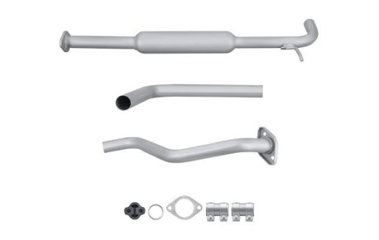 Middle silencer - Easy2Fit Kit - Set with mounting parts, Image 2