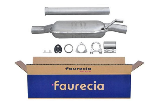 Middle silencer - Easy2Fit Kit - Set with mounting parts