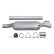 Middle silencer - Easy2Fit Kit - Set with mounting parts, Thumbnail 2