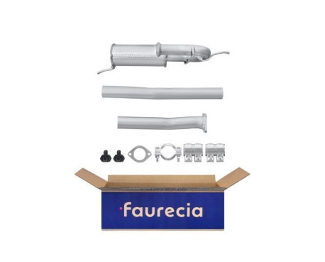 Middle silencer - Easy2Fit Kit - Set with mounting parts