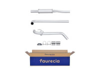 Middle silencer - Easy2Fit Kit - Set with mounting parts