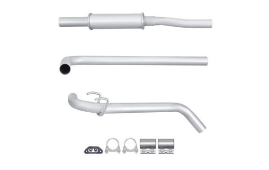 Middle silencer - Easy2Fit Kit - Set with mounting parts, Image 2