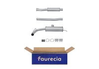 Middle silencer - Easy2Fit Kit - Set with mounting parts
