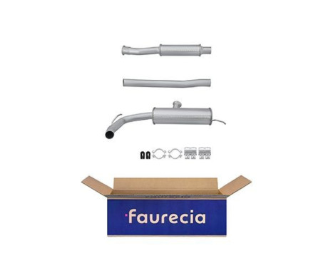 Middle silencer - Easy2Fit Kit - Set with mounting parts