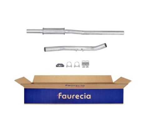 Middle silencer - Easy2Fit Kit - Set with mounting parts