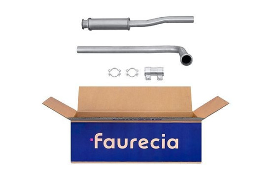 Middle silencer - Easy2Fit Kit - Set with mounting parts
