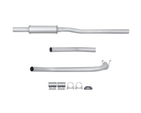 Middle silencer - Easy2Fit Kit - Set with mounting parts, Image 2