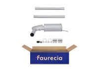 Middle silencer - Easy2Fit Kit - Set with mounting parts