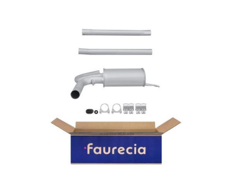 Middle silencer - Easy2Fit Kit - Set with mounting parts