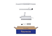 Middle silencer - Easy2Fit Kit - Set with mounting parts