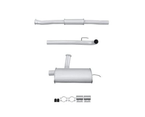 Middle silencer - Easy2Fit Kit - Set with mounting parts, Image 2
