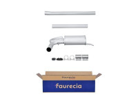 Middle silencer - Easy2Fit Kit - Set with mounting parts