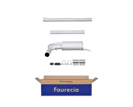 Middle silencer - Easy2Fit Kit - Set with mounting parts