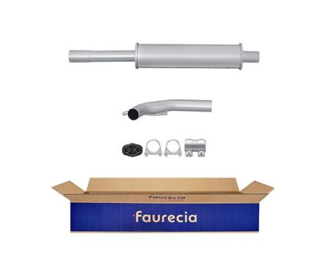 Middle silencer - Easy2Fit Kit - Set with mounting parts