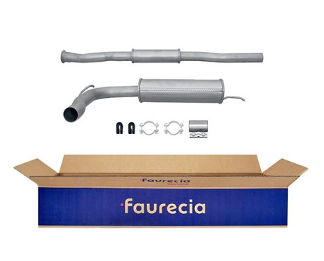 Middle silencer - Easy2Fit Kit - Set with mounting parts