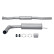 Middle silencer - Easy2Fit Kit - Set with mounting parts, Thumbnail 2