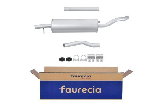 Middle silencer - Easy2Fit Kit - Set with mounting parts
