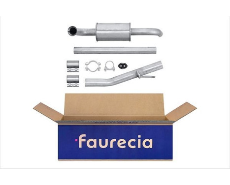 Middle silencer - Easy2Fit Kit - Set with mounting parts