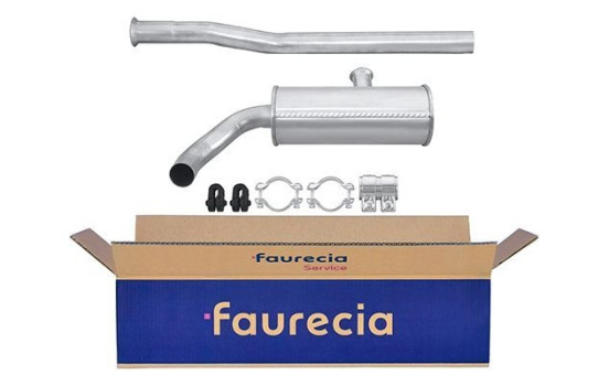 Middle silencer - Easy2Fit Kit - Set with mounting parts