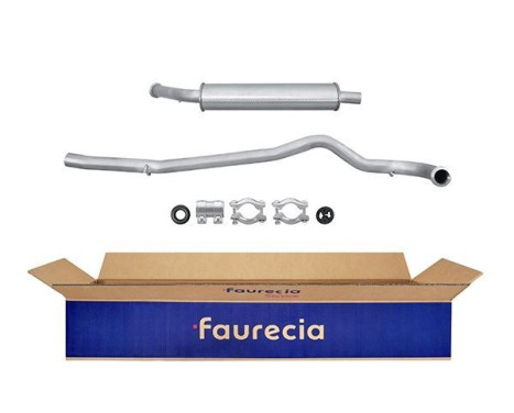 Middle silencer - Easy2Fit Kit - Set with mounting parts