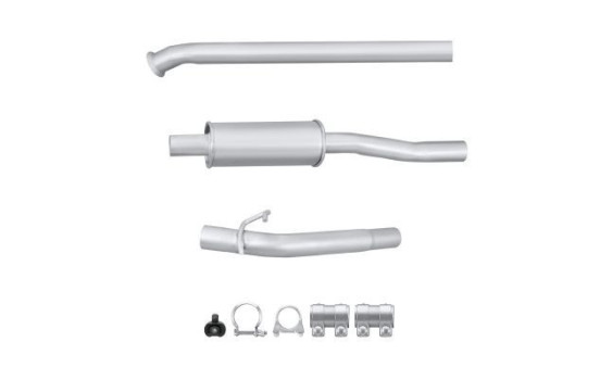 Middle silencer - Easy2Fit Kit - Set with mounting parts, Image 2