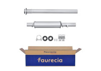 Middle silencer - Easy2Fit Kit - Set with mounting parts