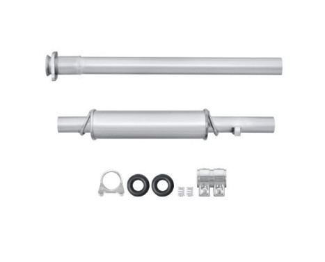 Middle silencer - Easy2Fit Kit - Set with mounting parts, Image 2