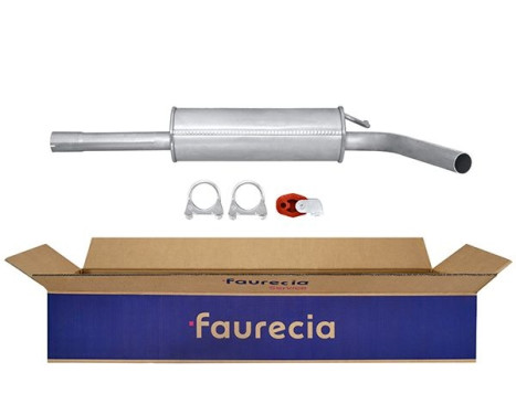 Middle silencer - Easy2Fit Kit - Set with mounting parts