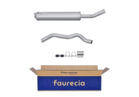 Middle silencer - Easy2Fit Kit - Set with mounting parts