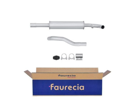 Middle silencer - Easy2Fit Kit - Set with mounting parts