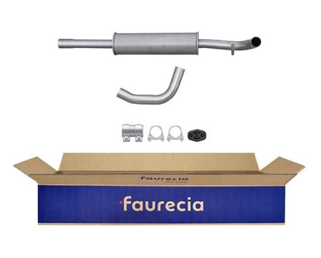 Middle silencer - Easy2Fit Kit - Set with mounting parts