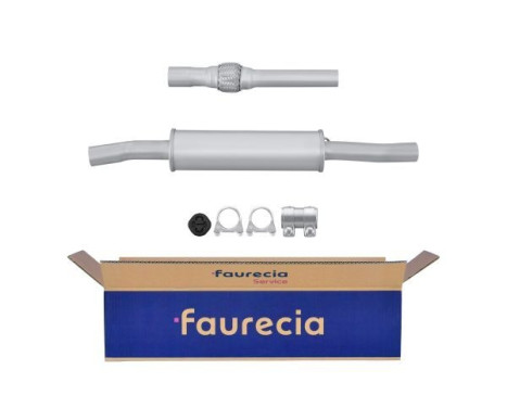 Middle silencer - Easy2Fit Kit - Set with mounting parts