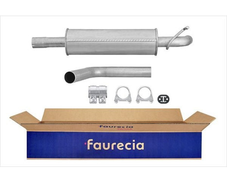 Middle silencer - Easy2Fit Kit - Set with mounting parts