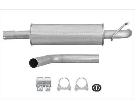 Middle silencer - Easy2Fit Kit - Set with mounting parts, Image 2
