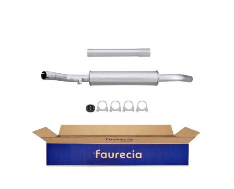 Middle silencer - Easy2Fit Kit - Set with mounting parts