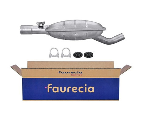 Middle silencer - Easy2Fit Kit - Set with mounting parts