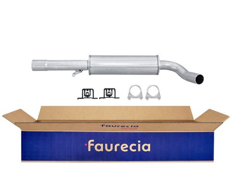 Middle silencer - Easy2Fit Kit - Set with mounting parts