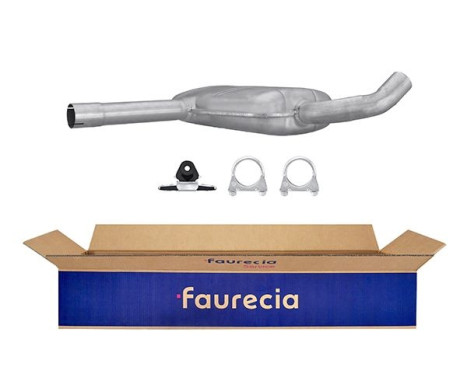 Middle silencer - Easy2Fit Kit - Set with mounting parts