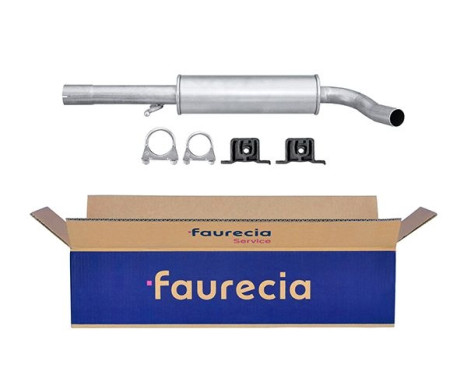 Middle silencer - Easy2Fit Kit - Set with mounting parts